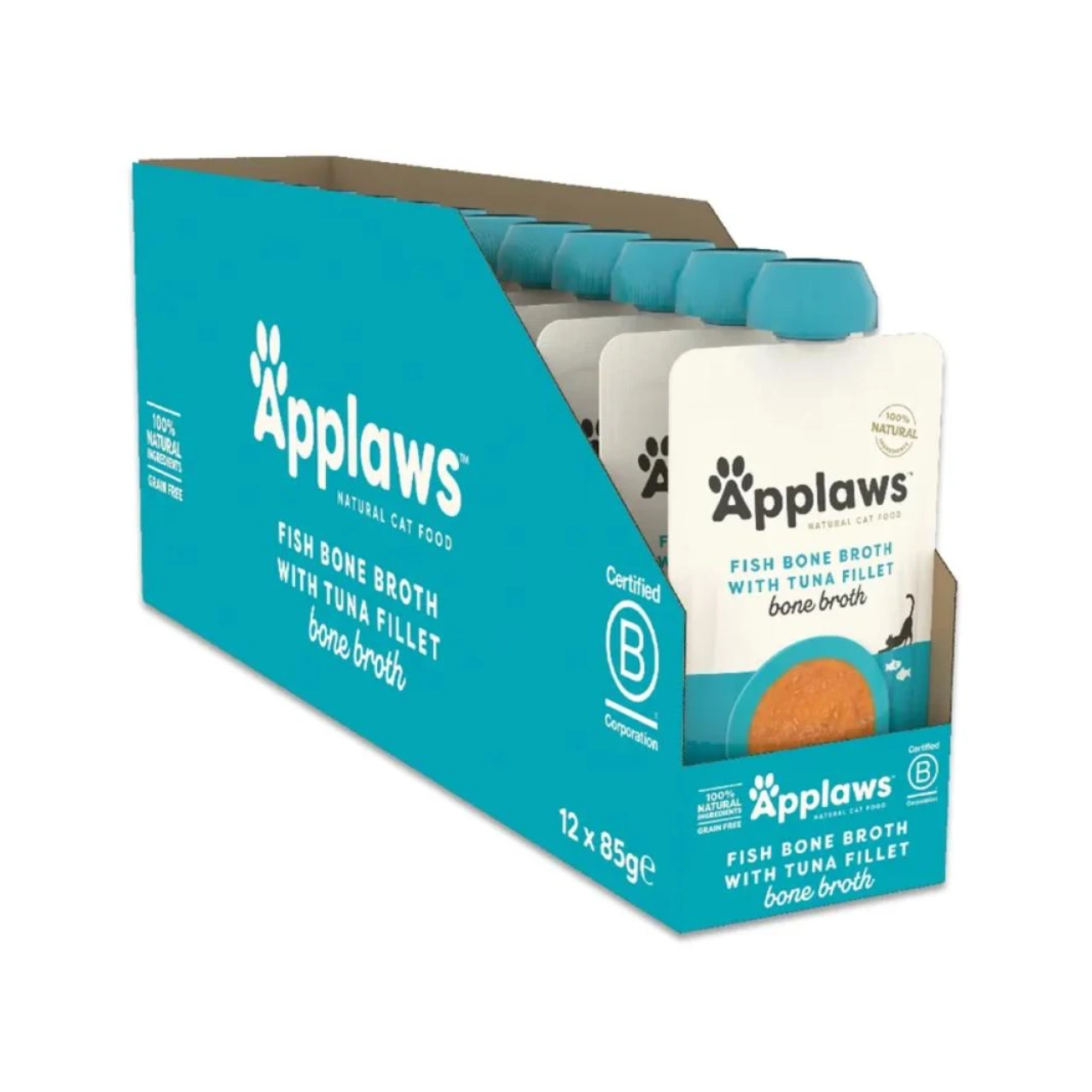 Applaws Fish Bone Broth med tunfilet til kat 85 g
